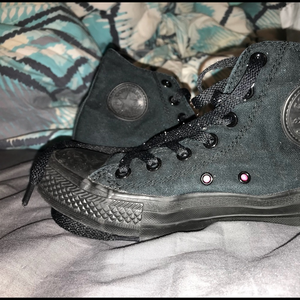 All black converse